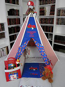 Fire Engine Themed Play Tent